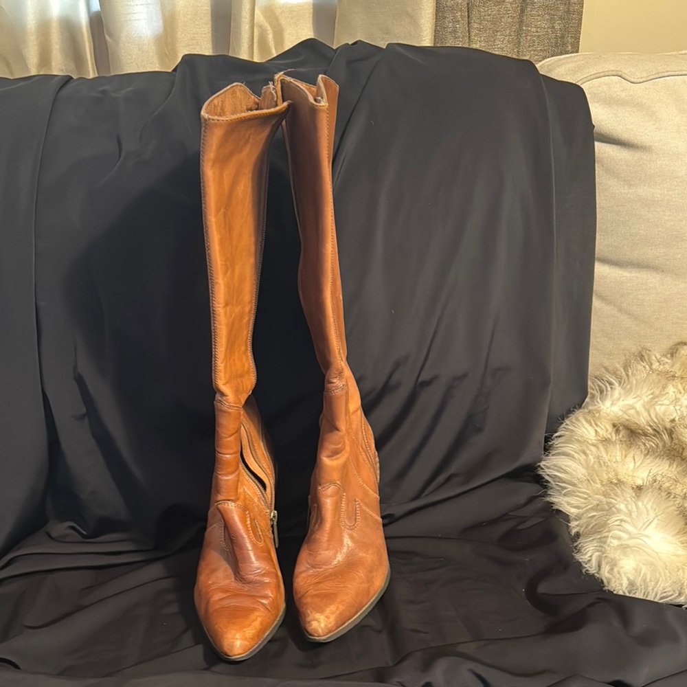 Harley-Davidson Brown Cowboy Boots